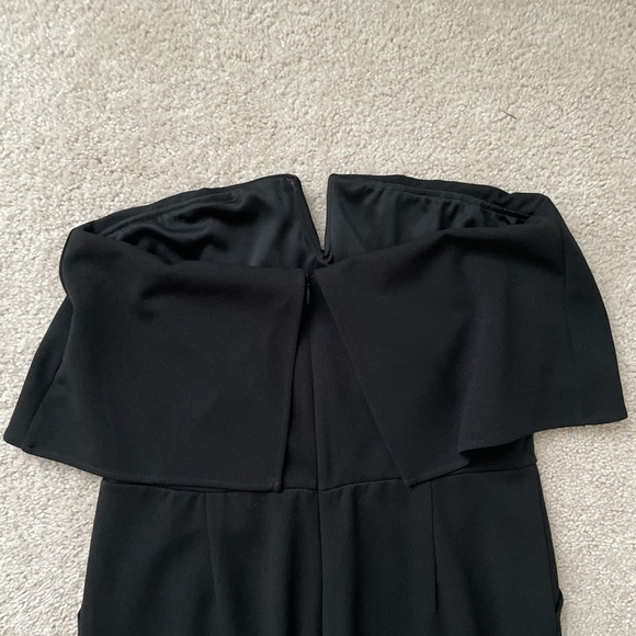 Aqua Strapless Black Jumpsuit - Size: Small - Picture 7 of 9